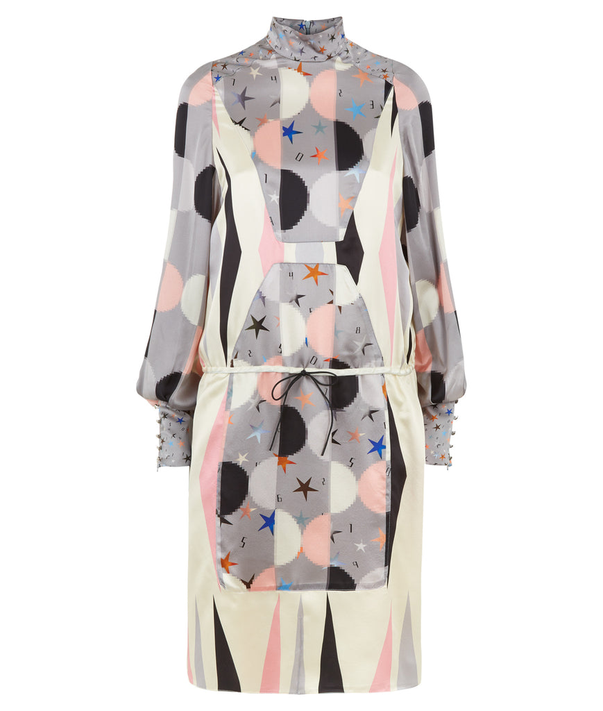 140603 -Print Drawstring Dress