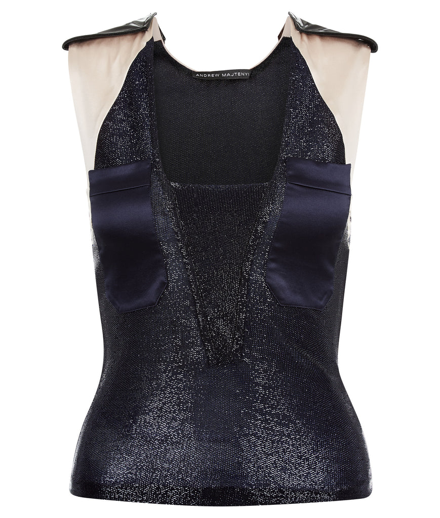 150615 -Sleeveless Pocket Top