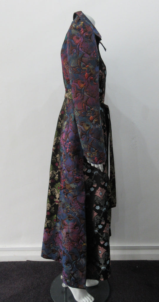 160101C -Dark Belted Coat