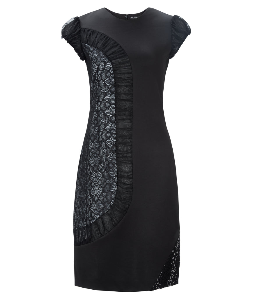 180104B -Dark Side Curve Dress