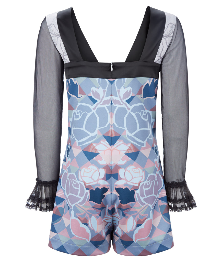 180110C -Printed Summer Jumpsuit