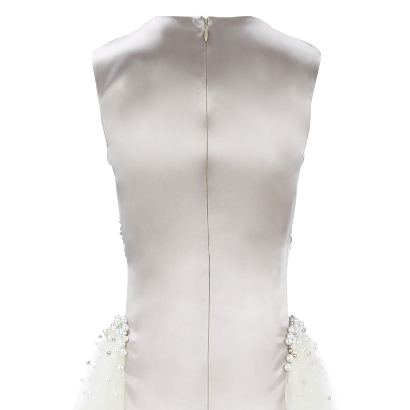 180116 -Long Double Ruched Dress