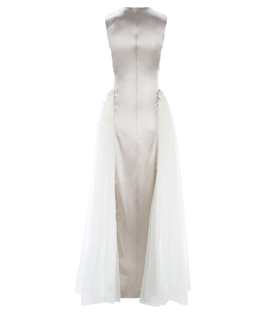 180116 -Long Double Ruched Dress