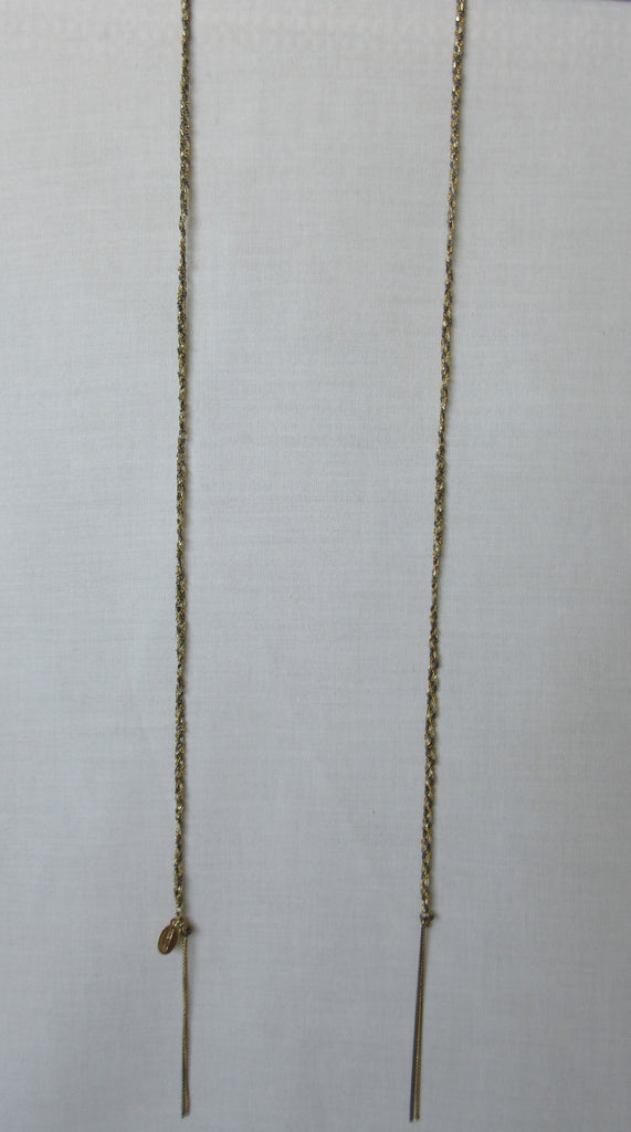 20A11 -Sogoli Gold and Red Tassle Necklace