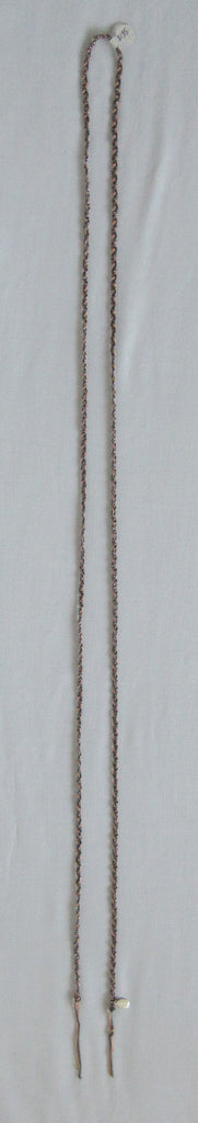20A12 -Sogoli Gold and Yellow Tassle Necklace