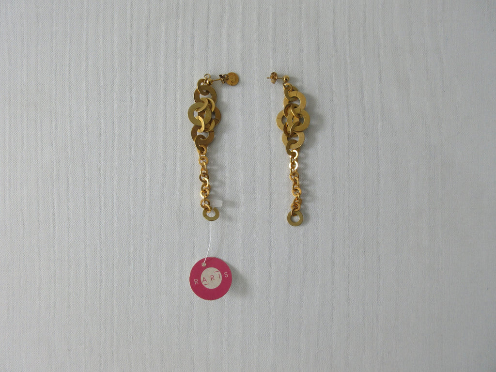 20A34 -Rari's Gold Colour Rings Earrings