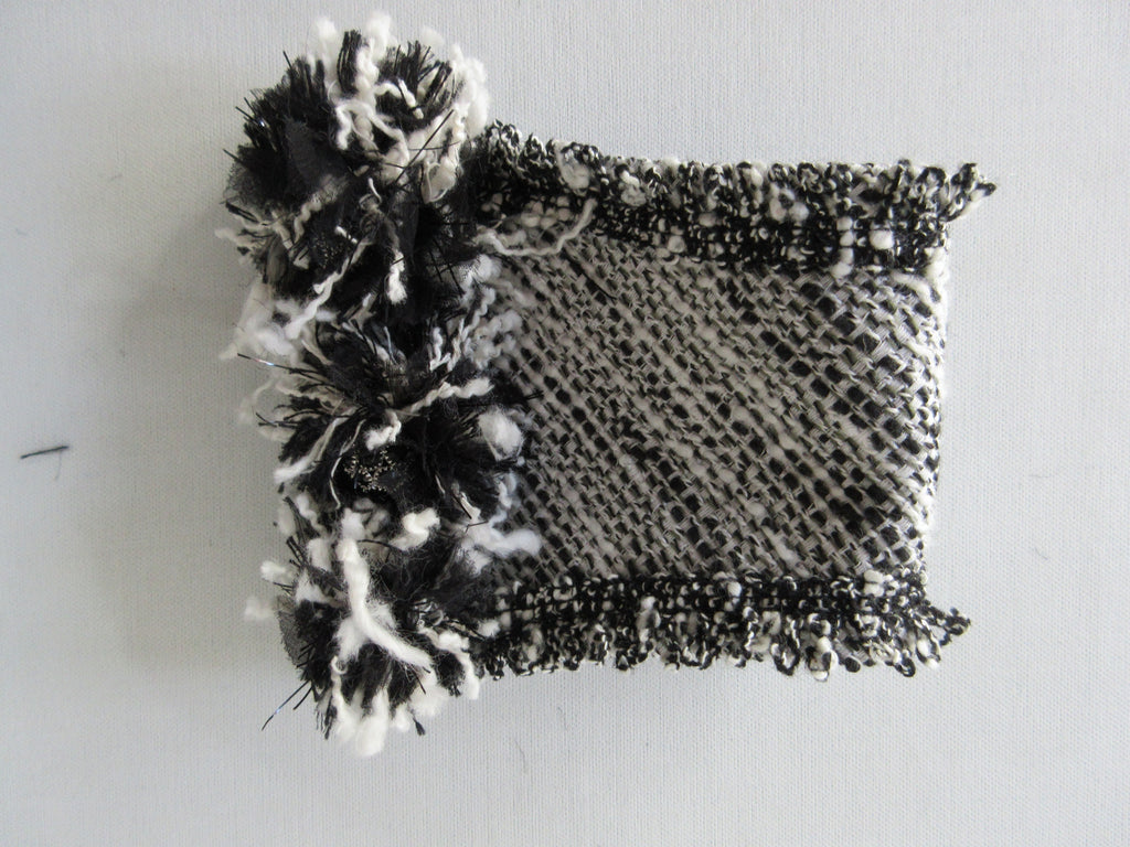 20C02 -Catherine Osti B&W Tweed Cuffs