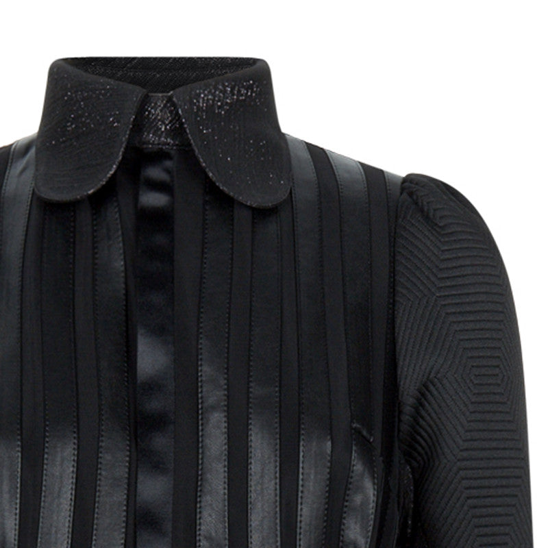 160101B -Black Belted Coat