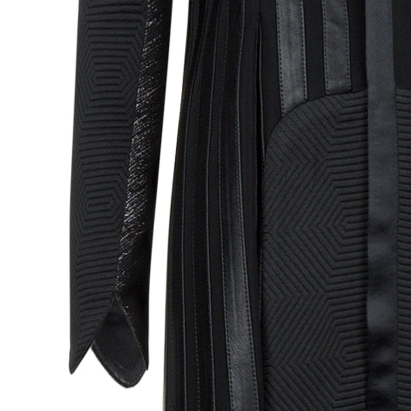 160101B -Black Belted Coat