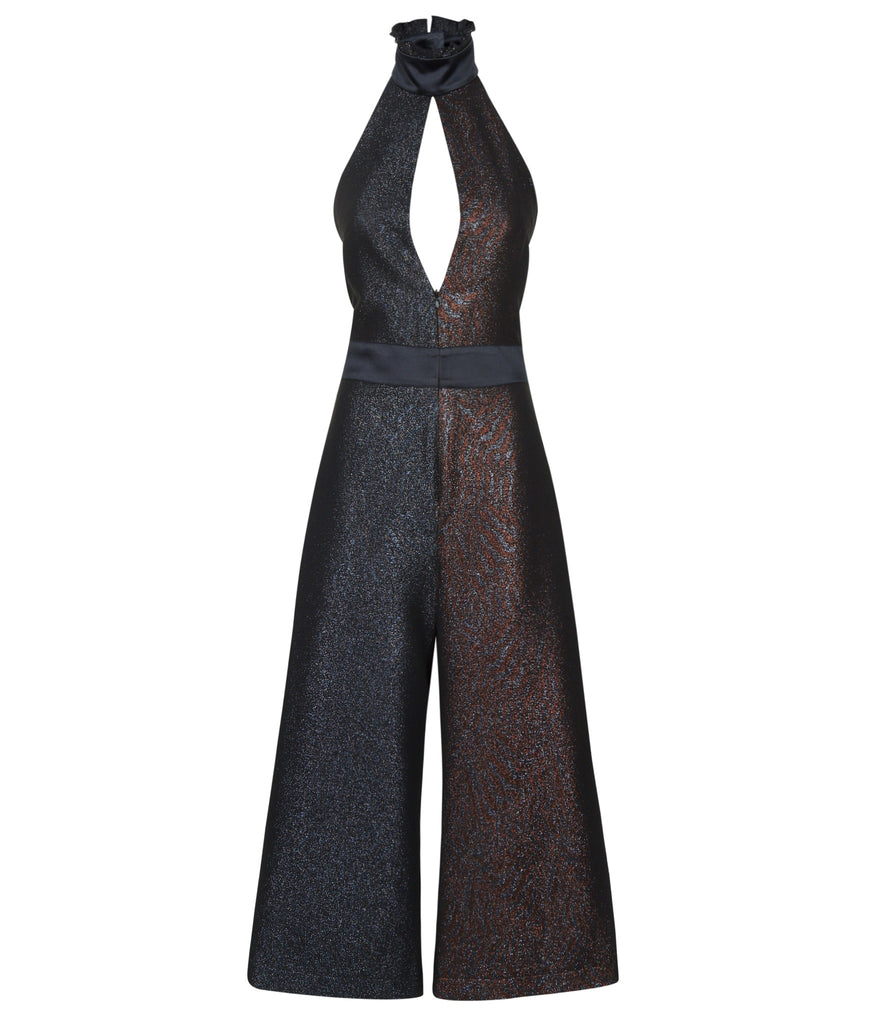 Dark Jumpsuit coulotte one-piece rust burgundy copper front image photo picture