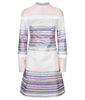 Triangle Dress long sleeve blue purple pink white front image photo picture