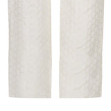 Beige Hexagon Trouser straight leg texture front close-up image photo picture