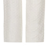 Beige Hexagon Trouser straight leg texture front close-up image photo picture