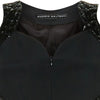 Black Jumpsuit pantsuit one piece solid colour contrast sequin panel close-up image photo picture