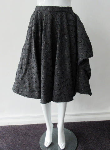 170602B -Printed Collared Swing Dress