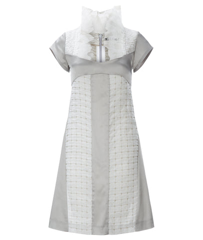 180104C -Print Side Curve Dress