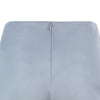 Angle short grey gray stretch lave hem trim back close-up image photo picture