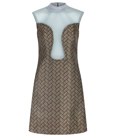 190102 -Spot Pleat Dress