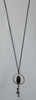 Brown Stone Ring Necklace beads full view image photo picture