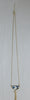 Gold colour light blue white tassle necklace image photo picture