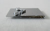 Stainless Steel with moped design 5.5cm x 2.5cm x. 4cm tapering width