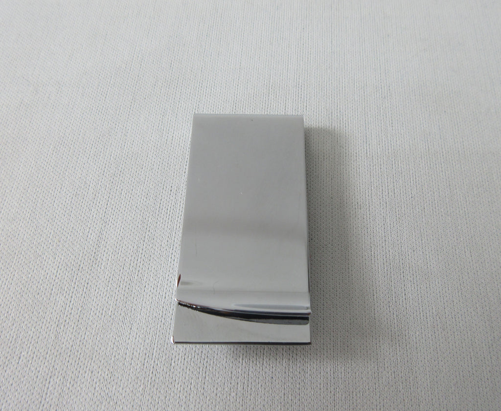 Stainless Steel with moped design 5.5cm x 2.5cm x. 4cm tapering width