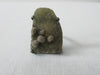 Slightly sparkly crystal with 5 highlited textured enlargements.  Unknown crystal. Inside ring diameter 1.7cm. Top ring crystsl measures 3cm x 2.2cm tapering