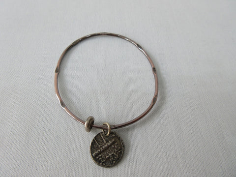 20A32 -Sogoli Coffee & Silver Coloured Bracelet