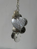 Ball & Leaf Chain Necklace With Copper Circular Twists. Open length 97cm. 90 grams approximate weight
