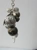 Ball & Leaf Chain Necklace With Copper Circular Twists. Open length 97cm. 90 grams approximate weight