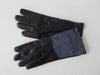 Gala Gloves Navy Glove with Snake Skin Top Panel. Item Number D510NEWS020 948.004. Soft navy leather with navy snake skin panel. 60g approximate weight. Made in Italy