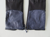 Gala Gloves Navy Glove with Snake Skin Top Panel. Item Number D510NEWS020 948.004. Soft navy leather with navy snake skin panel. 60g approximate weight. Made in Italy