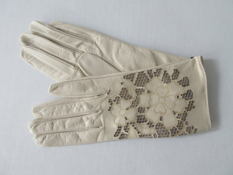 20G09 -Gala Gloves Navy Glove with Snake Skin Top Panel