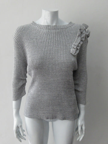 20LINE1 -Line Grey Cable Knit Jumper