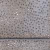 Regina Light Grey Alumino Silver Crystal Hat. Thicker lined light grey knit hat with silver Swarowski crystals. Crystals can be displayed full front or worn sideways. 8cm folding width. Article 90733 SUS8 TG A/M Alumino. Width 21cm. Height 24cm. 60g approximate weight. 100% Wool Hand wash, Hang dry only. Made in Italy